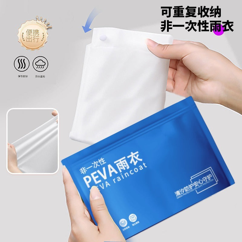 Disposable raincoat outdoor adult long full body rainstorm protection mountaineering thickened travel wear portable children's poncho