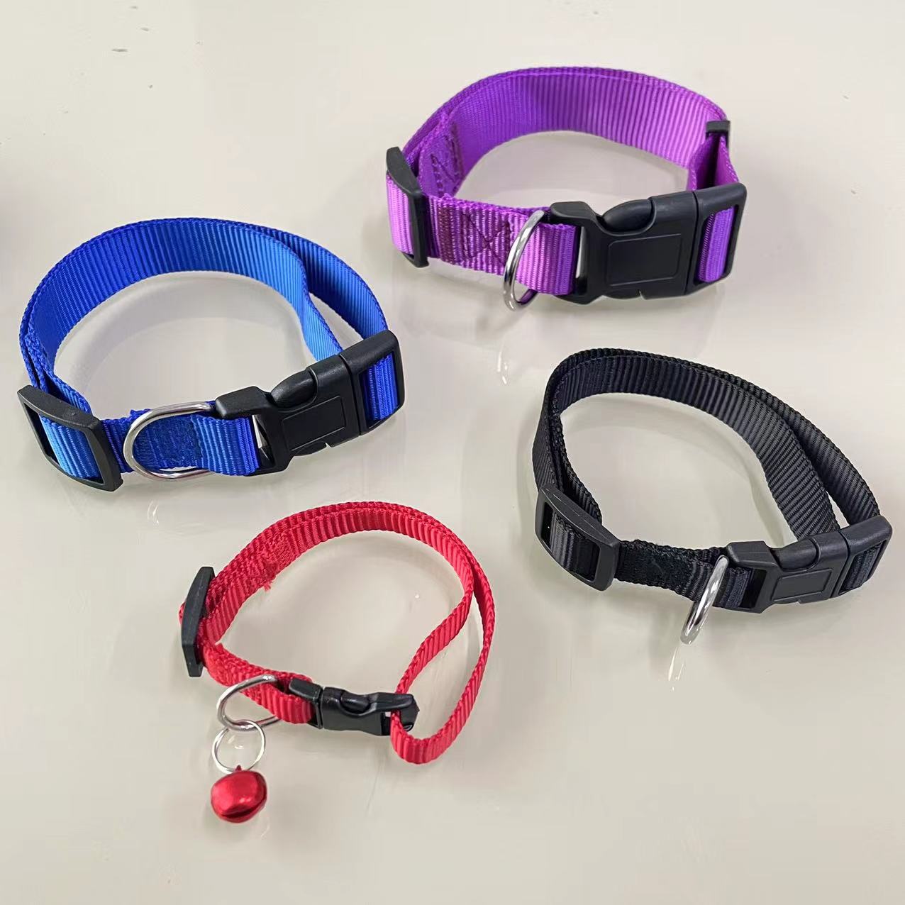 Pet Supplies Wholesale Dog Chain Plain Nylon Pet Collar Dog Neck Cover Pet Traction Rope Factory Direct Sales Dog Rope