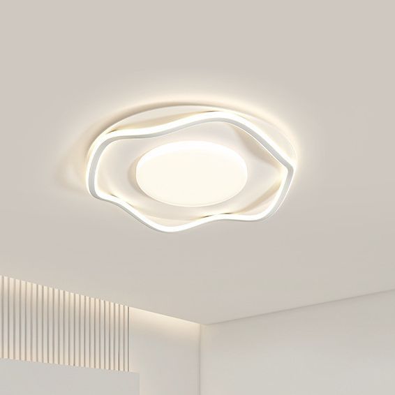 Cream wind minimalist living room main light 2025 new cloud ceiling light intelligent eye protection lighting combination whole house package