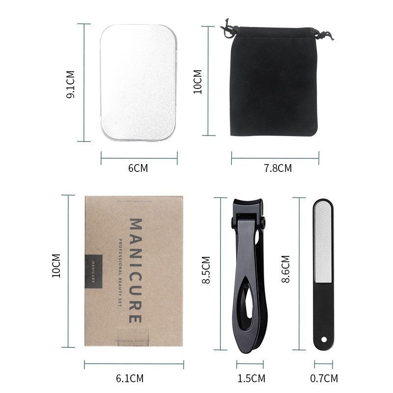 Nail clippers start with one piece, large opening nail clippers, hard portable splash-proof nail clippers, high-end original nail clippers.