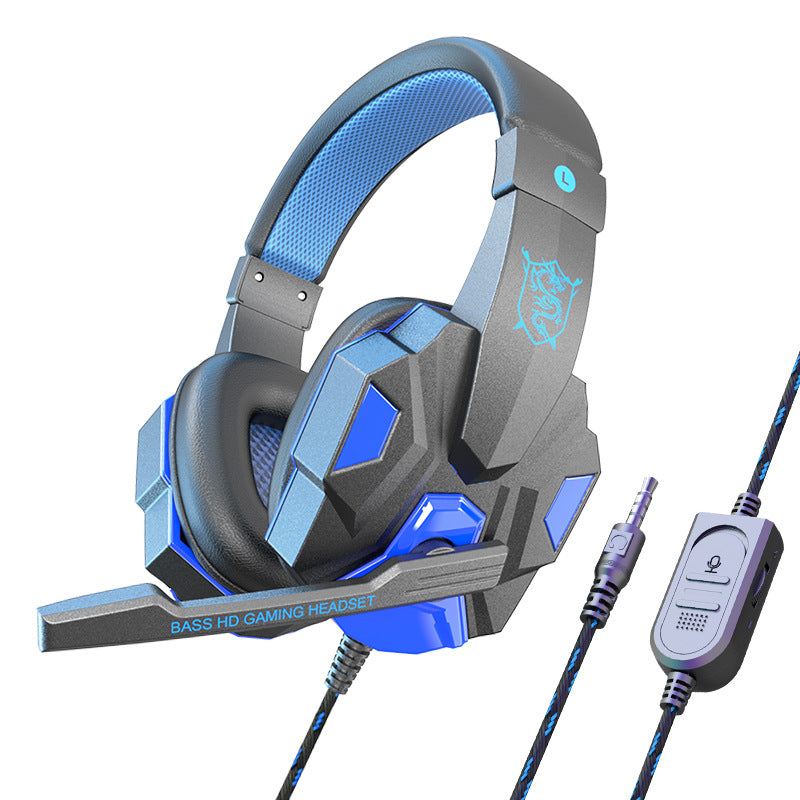 Cross-border dedicated ear + wired laptop special headset game e-sports headset factory wholesale
