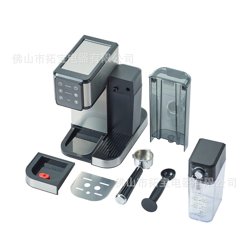 Coffelady Fully Automatic Espresso Machine with Color Touch Screen with Removable Milk Crate