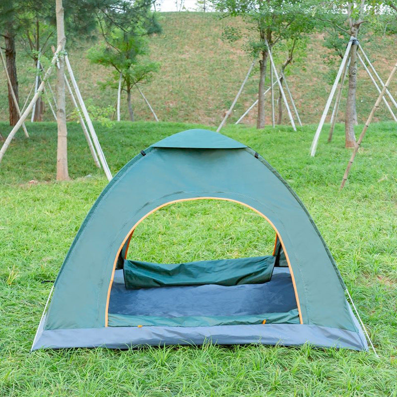 Outdoor portable mosquito-proof camping picnic equipment tent throw away one throw away installation-free second quick open fully automatic tent