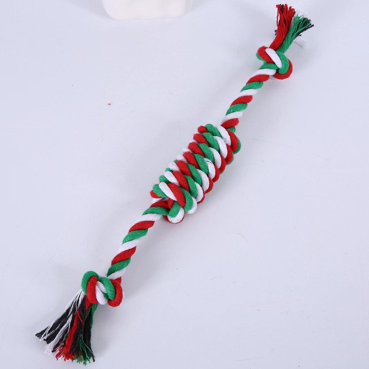 Amazon popular pet products dog cotton rope toy grinding teeth pet toy set Christmas dog toy gift