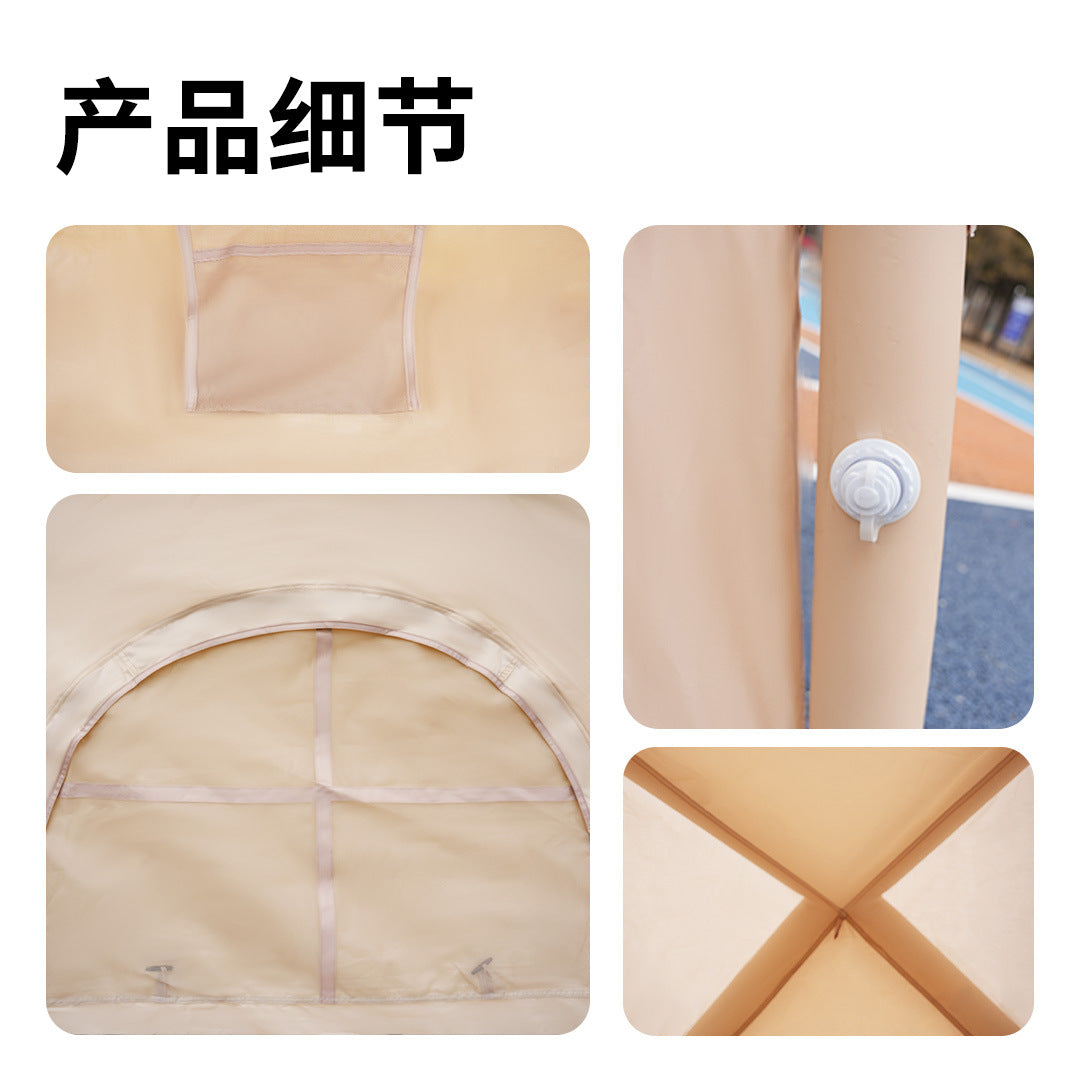 Quick Open Free Installation Inflatable Tent Outdoor Portable Folding Camping Overnight Rainproof Thickened Camping Equipment Wholesale