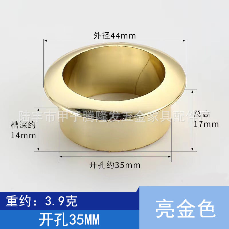 Tenglongfa Hardware, Computer Desk Plastic Threading Hole Cover Desktop Wire Box Hole Tracking Opening Hole Cover Round