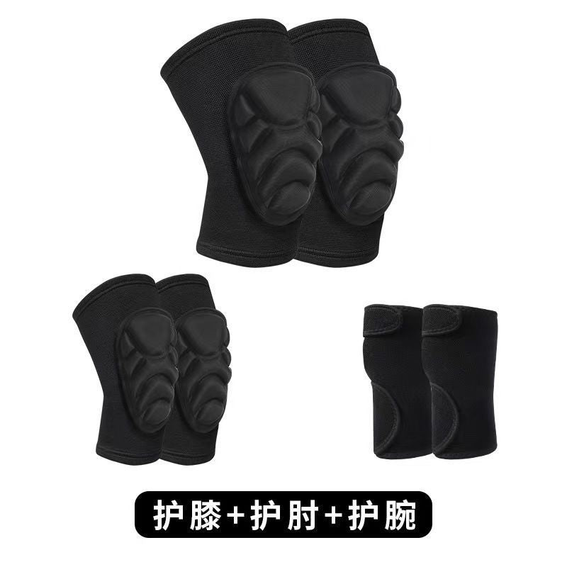 Tactical Sponge Soccer Goalkeeper Knee Pads Elbow Pads Anti-Collision Kneeling Volleyball Ski Dance EVA Sports Suit Breathable