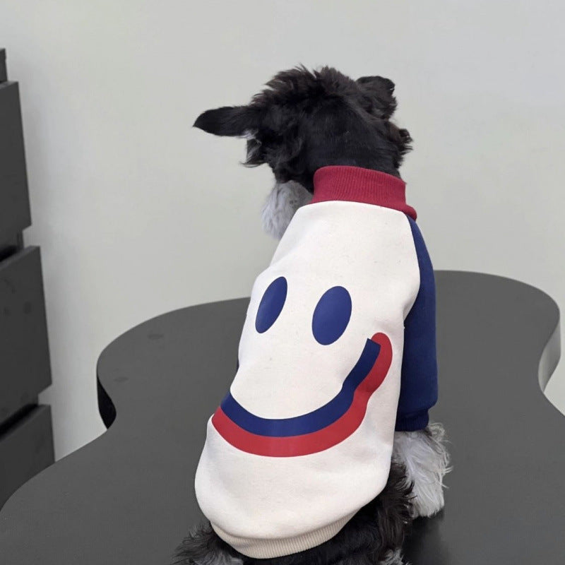 Dog Cat Autumn and Winter Fleece Sweater Large Medium Small Dog Clothes Golden Retriever Huge Satsuma Teddy Bigbear Schnauzer