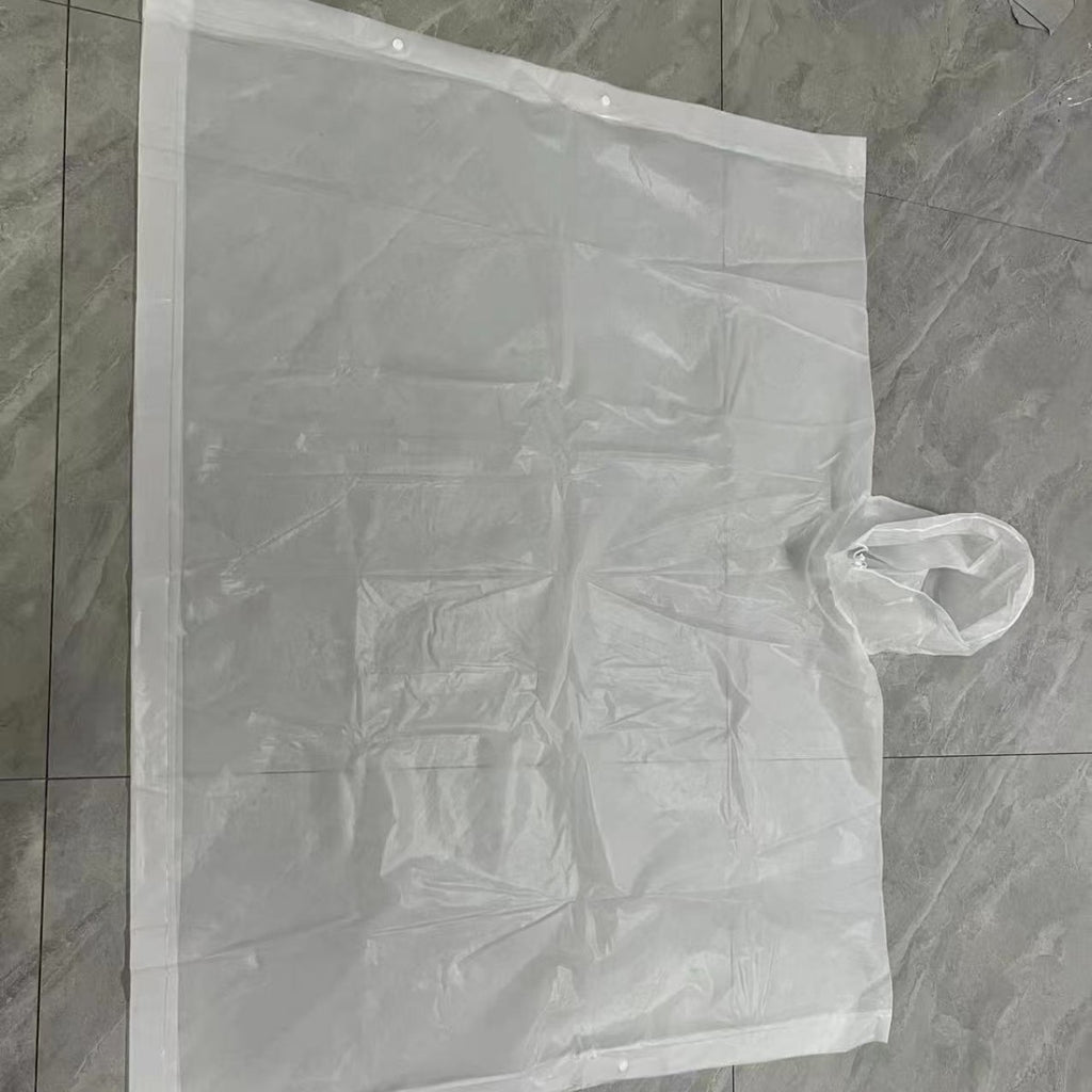 EVA raincoat thickened transparent poncho outdoor travel extended walking one-piece portable men's and women's long full body raincoat