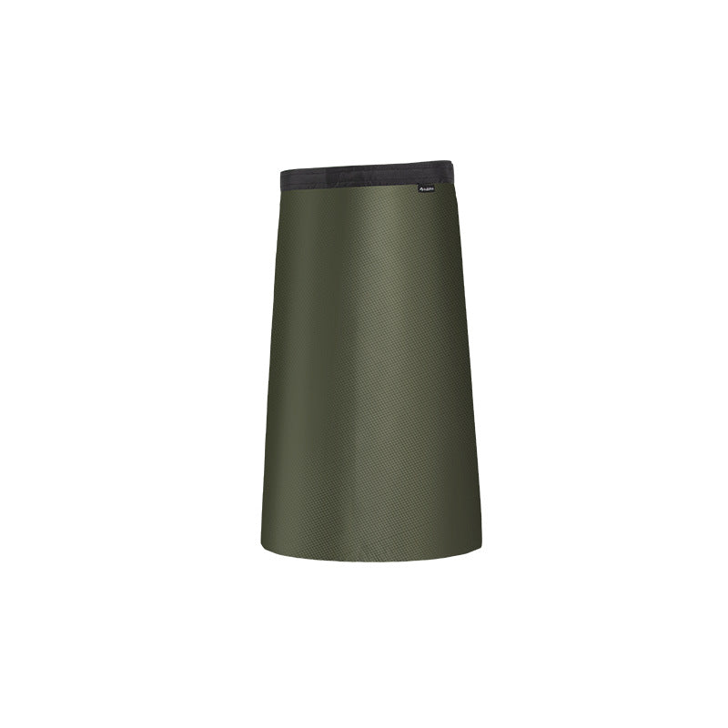 Outdoor lightweight windproof waterproof half-body poncho/raincoat hiking mountaineering anti-dirty and wear-resistant camping convenient apron