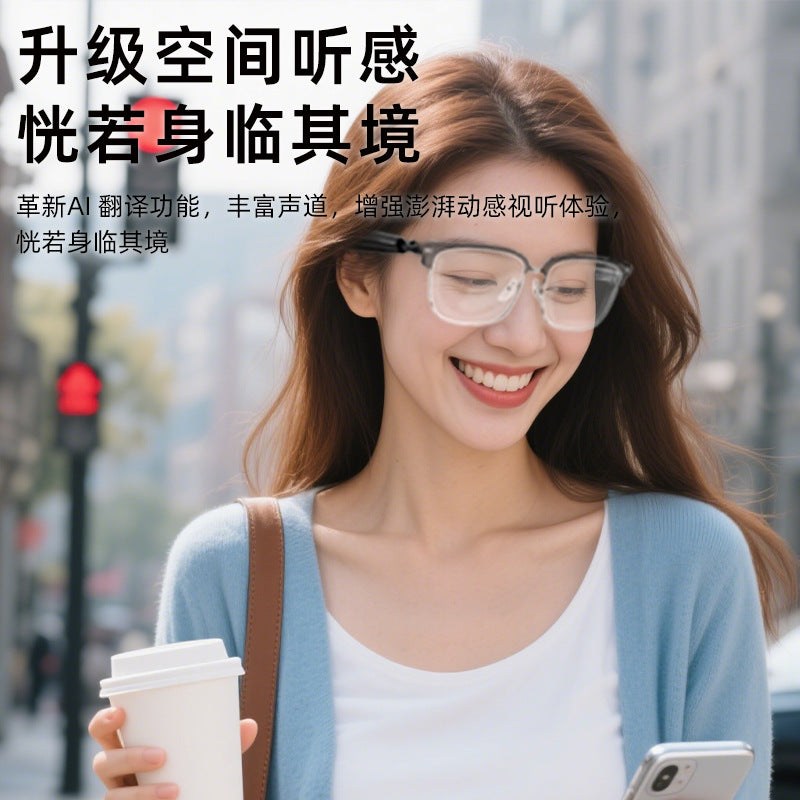 Source manufacturer smart glasses Bluetooth translation call comfortable to wear multi-functional wearable device ai smart glasses