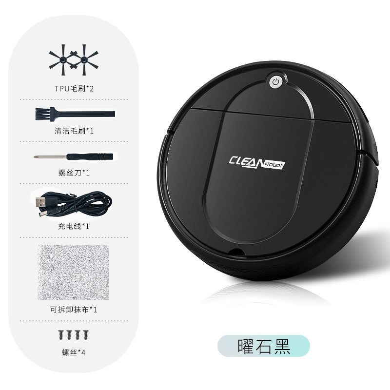 Cross-border sweeping robot household washing, towing and sweeping integrated sweeper ultra-thin new mini charging smart vacuum cleaner