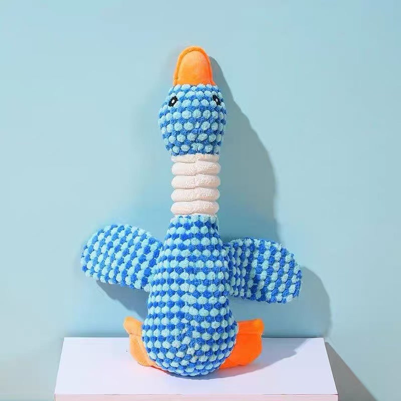 Pet toy sound small yellow duck puppy plush doll accompany duck big dog self-hi grinding teeth resistant pet toy