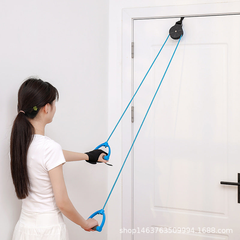 Household elderly shoulder joint pulley ring hand exercise upper limb rehabilitation traction training equipment