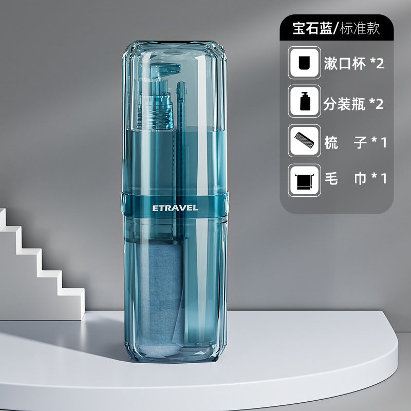 HAYAN Haiying Transparent Wash Cup Portable Wash Bag Wash Set Travel Sub-bottling Travel Set Gift