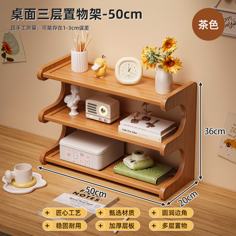 Desktop Shelving Multi-layer Storage Shelf Bookshelf Kitchen Supplies Office Household Cup Holder Home Goods Storage Shelf