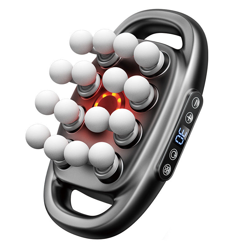 English version Cross-border 16-head fascia gun Eight-head multi-head fascia fascia gun Waist back leg massager Charging model