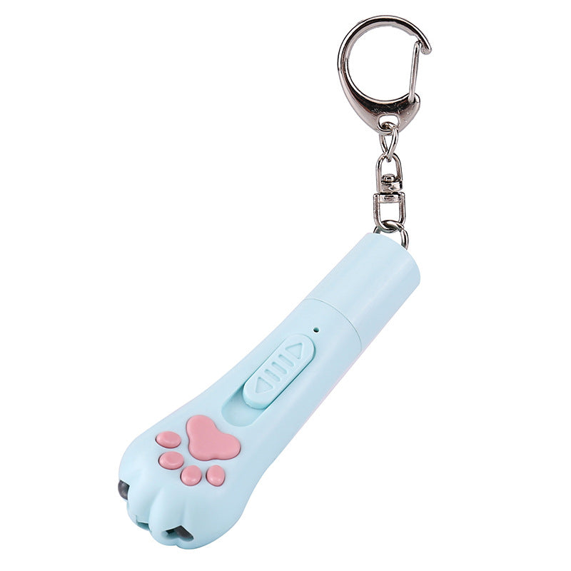 Cross-border new cat teaser stick pet products multi-functional led self-hi cat infrared outdoor toy laser