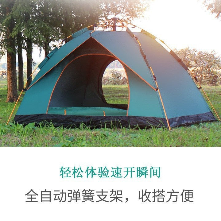 Tent Outdoor Beach 3-4 People Travel Automatic Camping Tent Double Camping Equipment Portable Folding