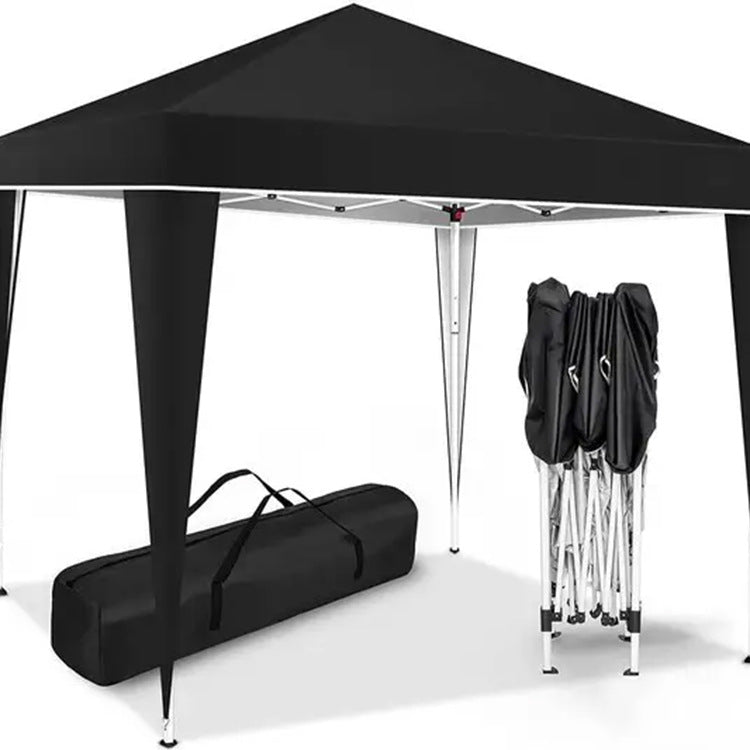 Cross-border foreign trade four-corner folding tent 12kg hollow frame outdoor activities sun protection rain awning with surrounding cloth