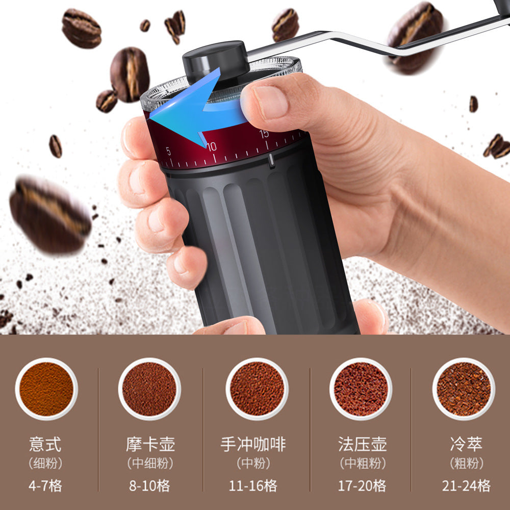 Manual coffee grinder Coffee bean grinder Hand crank coffee machine Hand crank bean grinder External adjustment thickness New