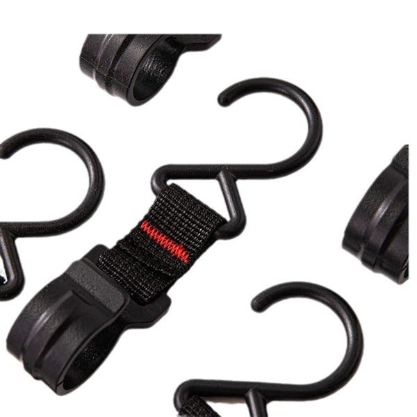 Outdoor camping triangular rack hook plastic steel buckle webbing hook crossbar hook load-bearing hook coat hook