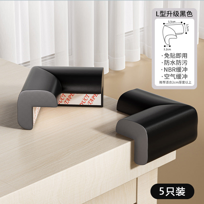 Table table corner anti-collision corner anti-collision strip anti-collision safety hemming soft bed corner sticker baby children right angle protective cover