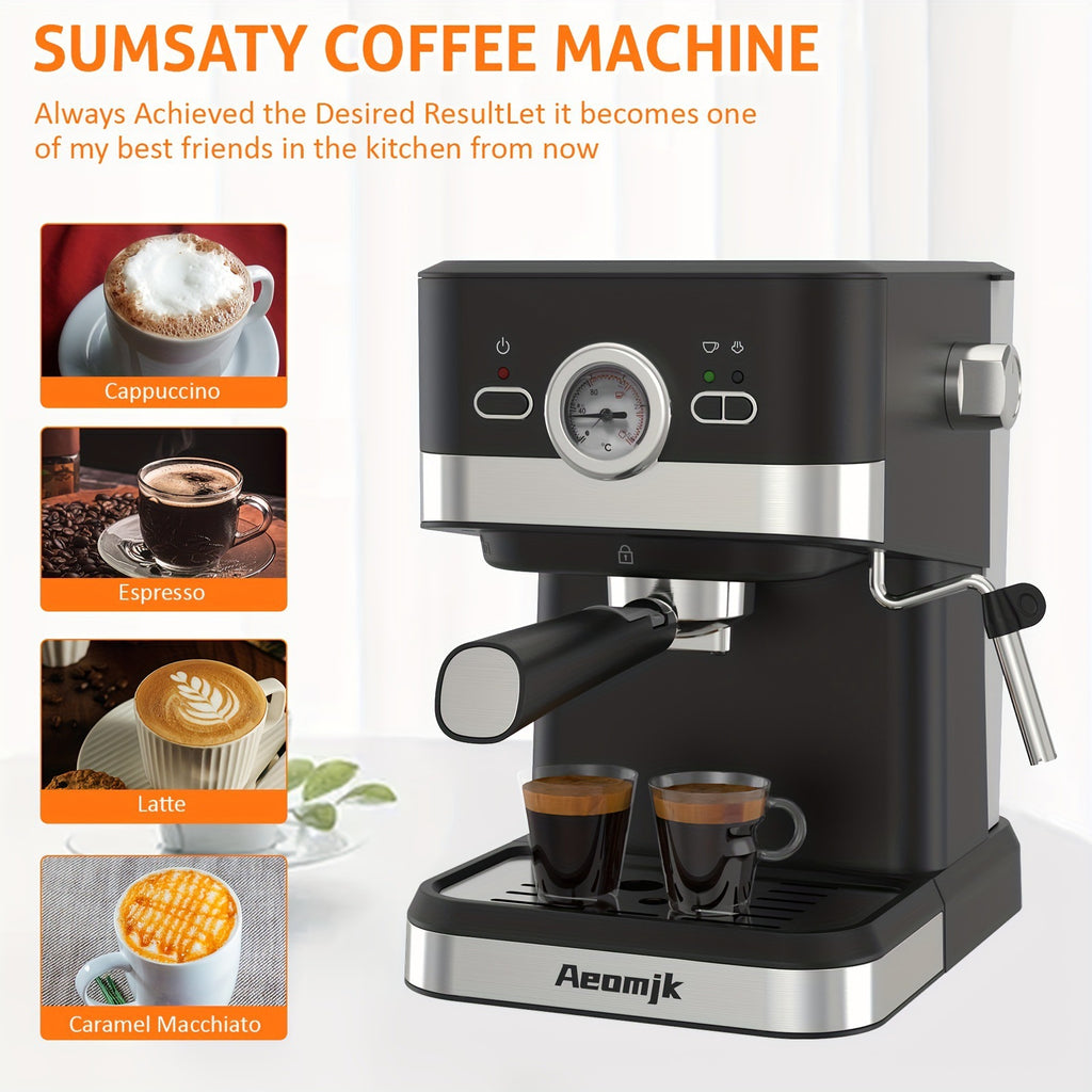Aeomjk US standard semi-automatic one-piece espresso milk foam 3110 household appliances steam function coffee machine