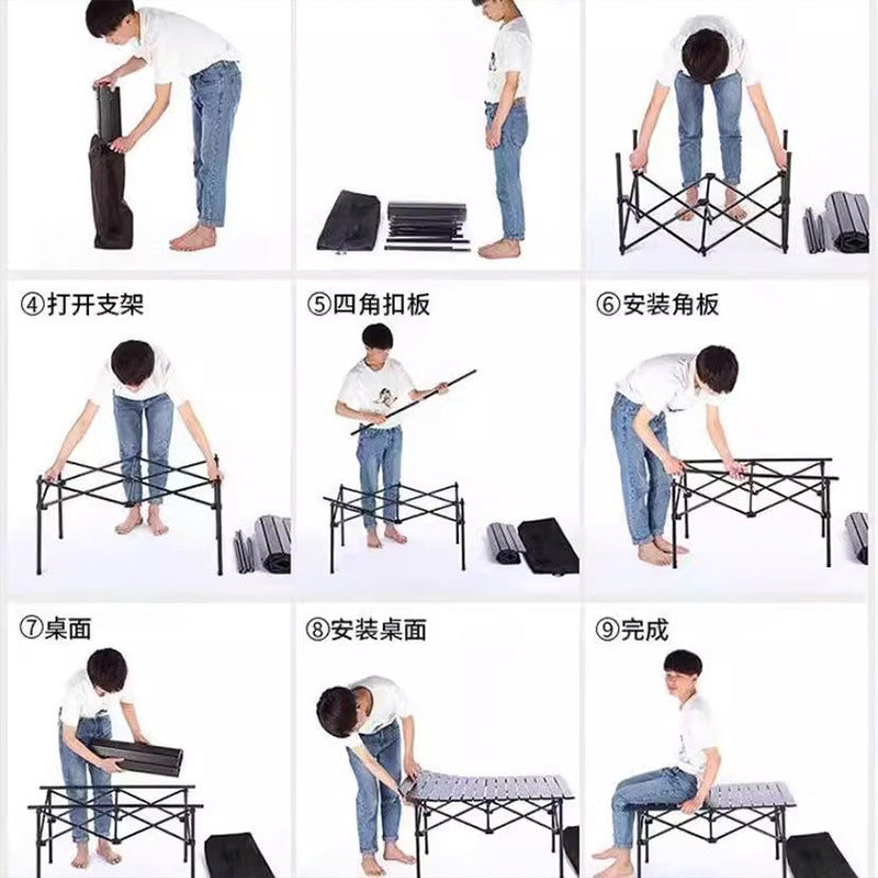 桌组装零配件户外露营桌桌面板支架横杠网兜零件配件厂家批发