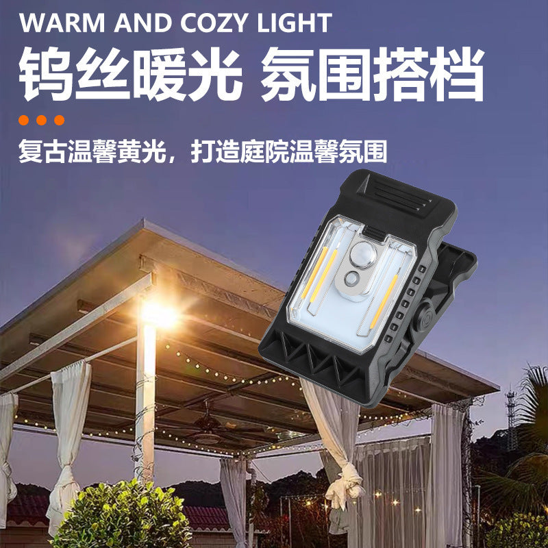 New Upgraded Smart Induction Solar Clip Light Outdoor Garden Light Garden Lighting Solar Wall Light