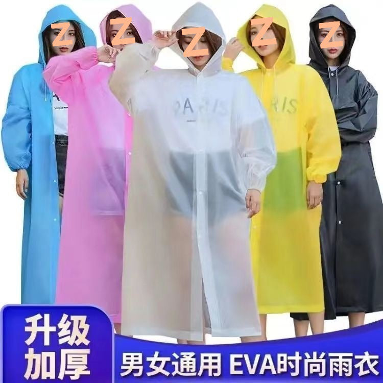 Thickened disposable raincoat men and women adult hiking children's waterproof portable cycling outdoor rafting poncho