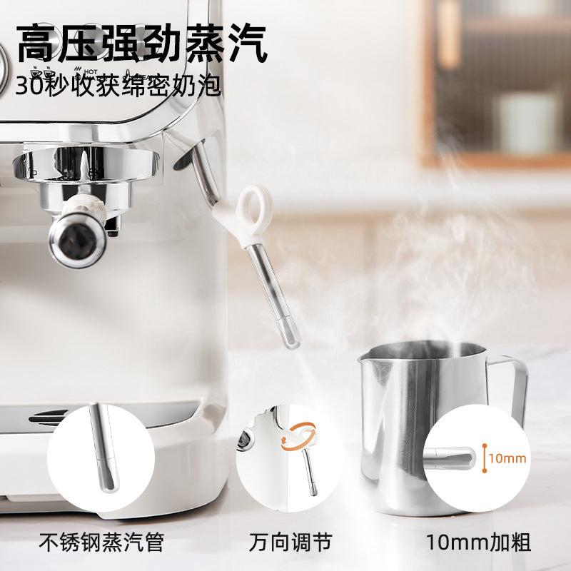 Cross-border foreign trade, espresso machine, concentrated household and commercial automatic high-pressure steam grinding machine in stock