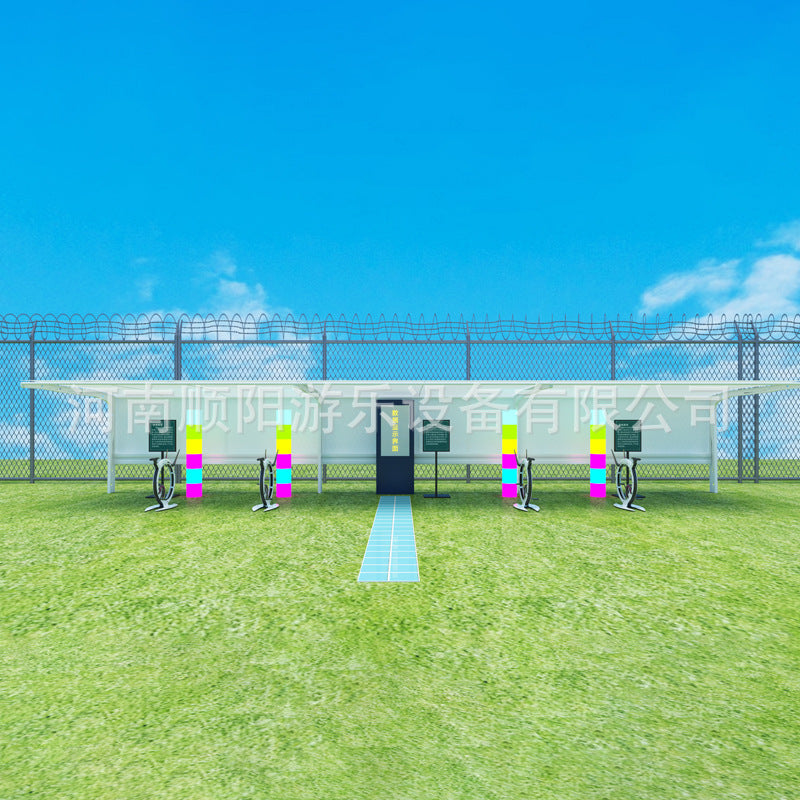 Technology fitness intelligent power generation large-screen piezoelectric trail device, smart series AR smart trail interactive equipment