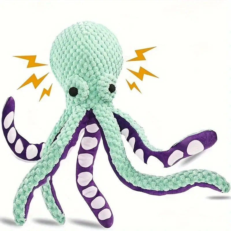 Amazon popular long-legged octopus dog plush pet toy interactive cross-border gnawing dog sound toy