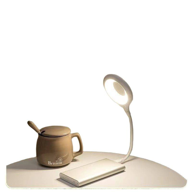 Intelligent voice-activated night light three-color adjustment interface eye protection desk lamp voice-activated night light elderly and children get up at night