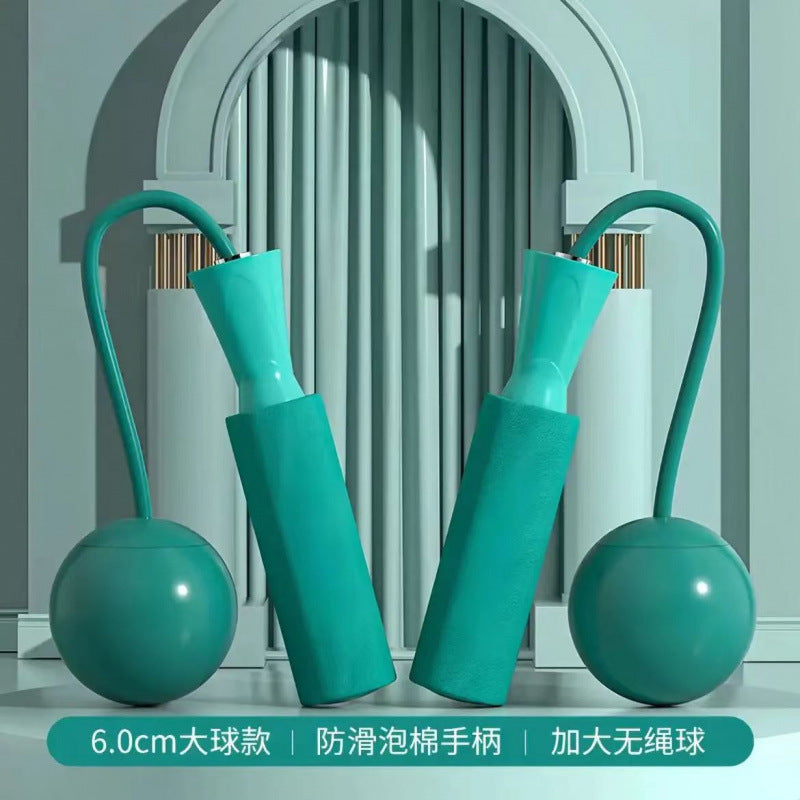 Cordless Big Ball Skipping Rope Adult Practice Fitness Weight Bearing Sports Rope Cordless Ball Long Rope Exercise AliExpress