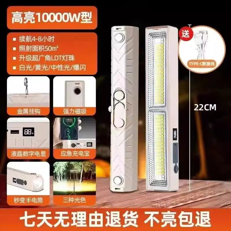 Stall light led night market light Stall night market light unplugged outdoor charging light long battery life cross-border light