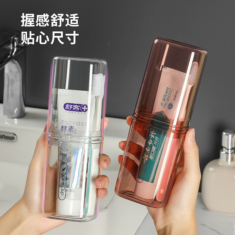 Travel mouthwash cup portable wash set brushing cup electric toothbrush storage box travel out