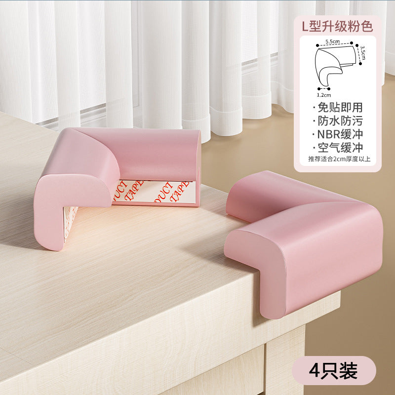 Table table corner anti-collision corner anti-collision strip anti-collision safety hemming soft bed corner sticker baby children right angle protective cover