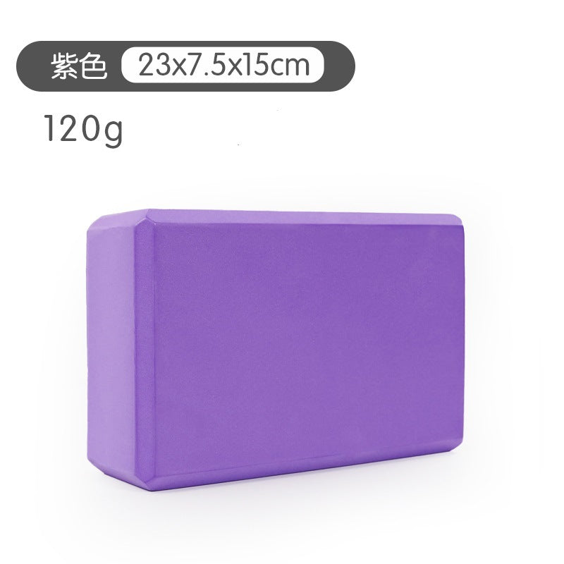 EVA Color Yoga Brick High Density Color Logo Eco-friendly Yoga Assistant One-word Horse Practice Tool