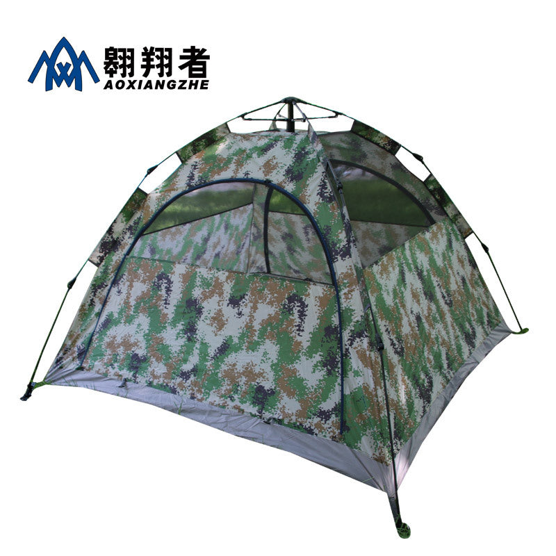 Soaring Tent Outdoor Camping Picnic Double Layer Rainproof Sun Protection Camping Portable Equipment Double Tent