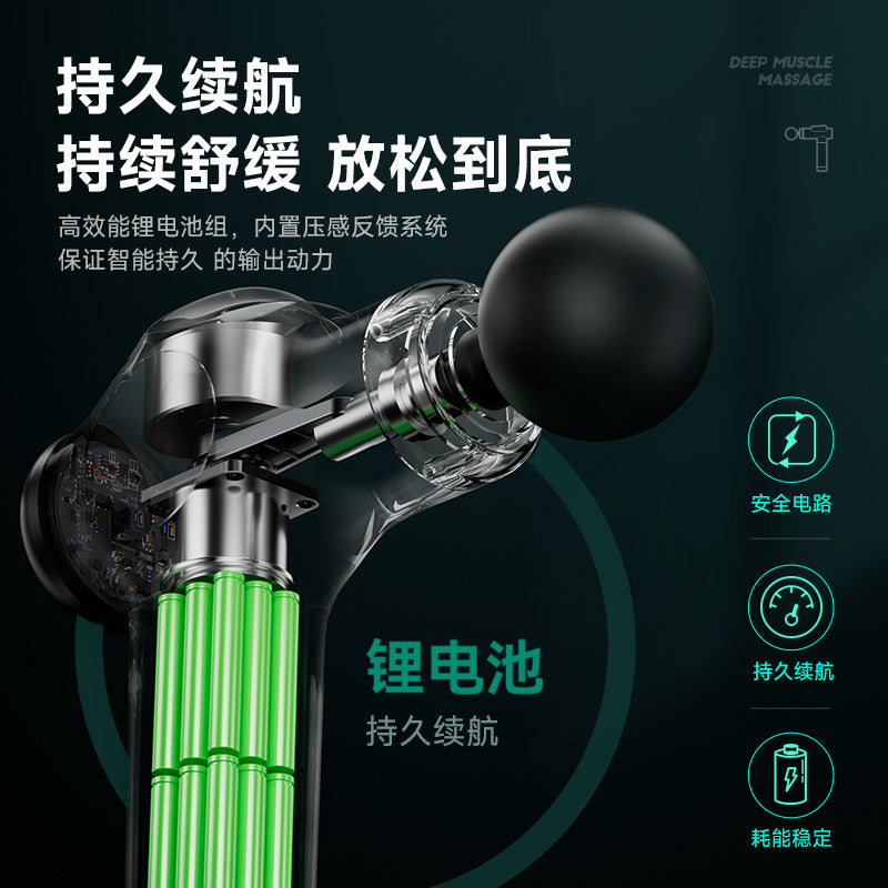 German VTT fascia gun 99 professional grade home fitness massager quickly decomposes lactic acid portable massage~