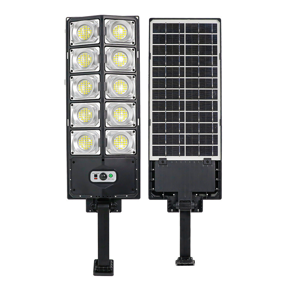 Solar street light Double row integrated induction Industrial wind Outdoor rural explosive lawn light Garden light Lighting