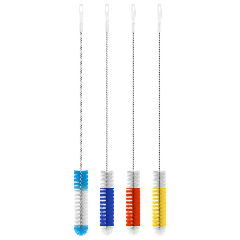 Cross-border bendable pipe cleaning brush dredger kitchen bathroom sewer inner wall dirt hair dredging tool