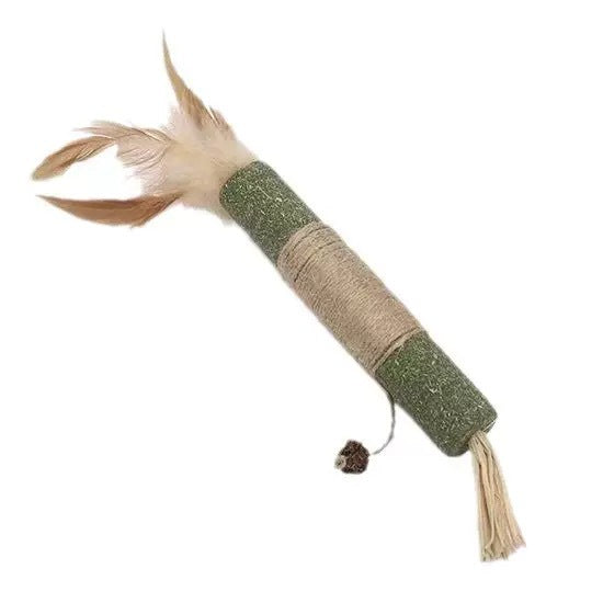 Oversized Catnip Stick Cat Toy Self-Hi Boring Bite-resistant Cat Wood Polygonum Peppermint Ball Cat Stick Cat Grinding Stick