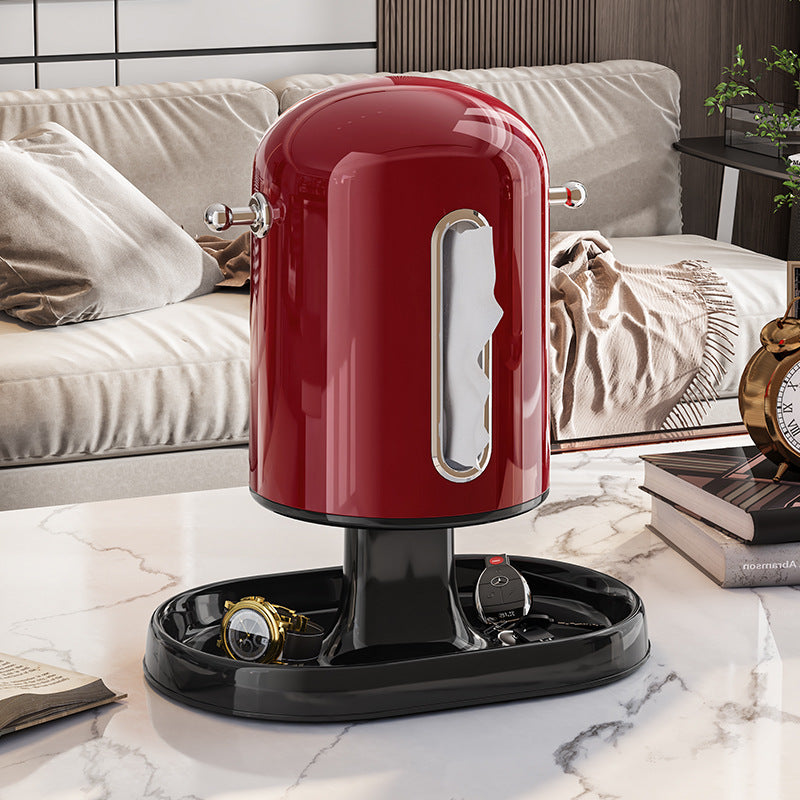 Light luxury tissue box Household goods Living room porch storage key Paper towel sundries rack Creative napkin paper box