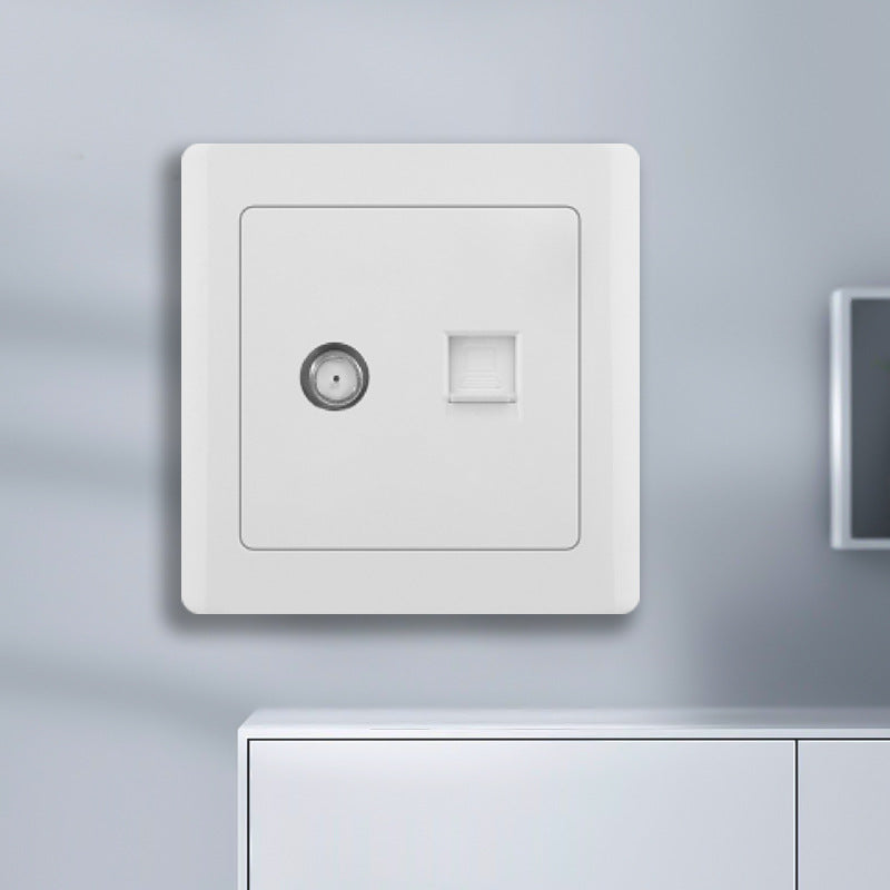 Manufacturer Wholesale Engineering Switch Socket Type 86 Wall Switch Panel Open Double Control Five Hole Sitting Plug Plug