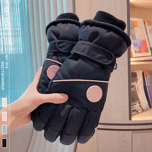 Winter Warm Gloves Thickened Warm Unisex Outdoor Waterproof Riding Ski Riding Touch Screen Windproof Gloves