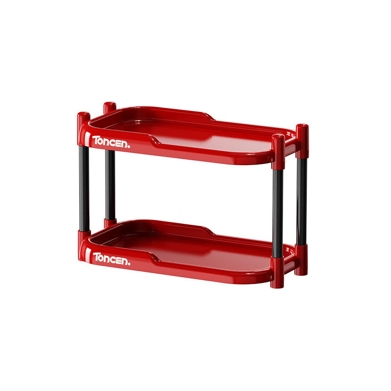 Strictly selected office desktop shelves, household large-capacity multi-functional storage racks, retro wind shelves, water cup racks