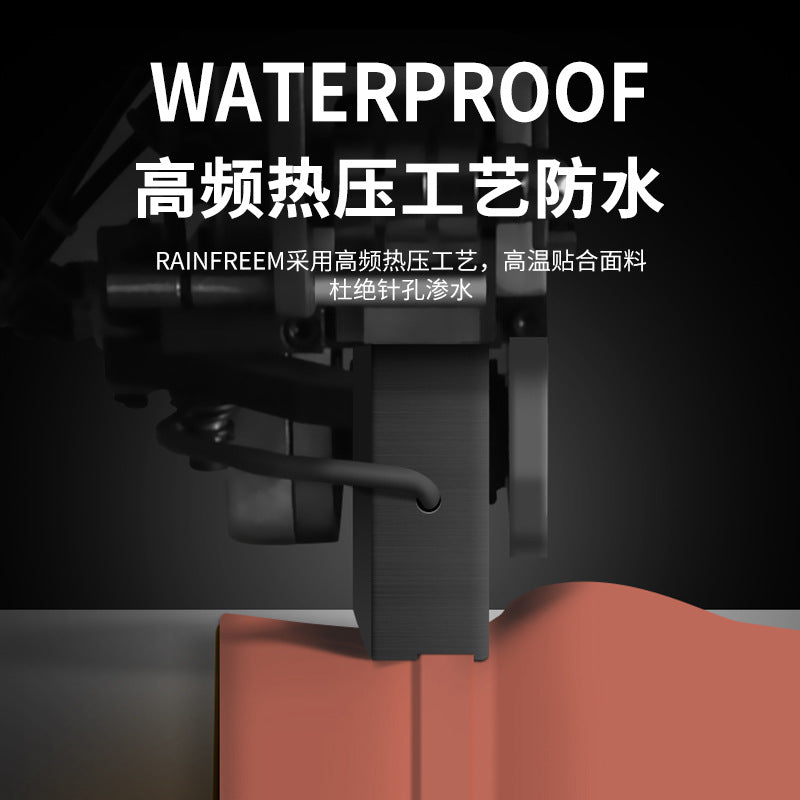 Dog raincoat Samoyed edge animal husbandry golden hair raincoat can be towed reflective pet waterproof rainy day out clothes cross-border